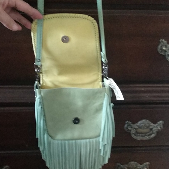 NWT Mountain West Leather Hand Tooled Style Bag - Picture 4 of 8